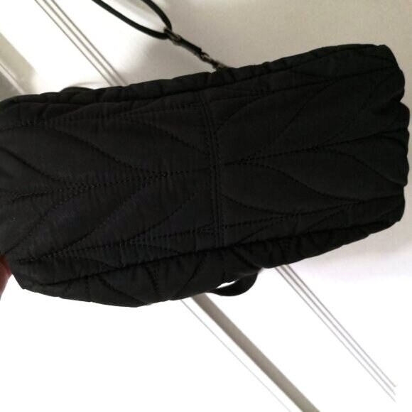 Kate Spade New York Ellie Small Quilted Black Nylon Tote Bag - Picture 6 of 10
